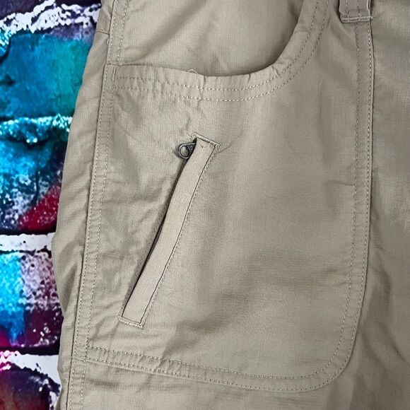 The North Face Tan Women’s Horizon Roll-Up Hiking Shorts Size 10 - Picture 5 of 8